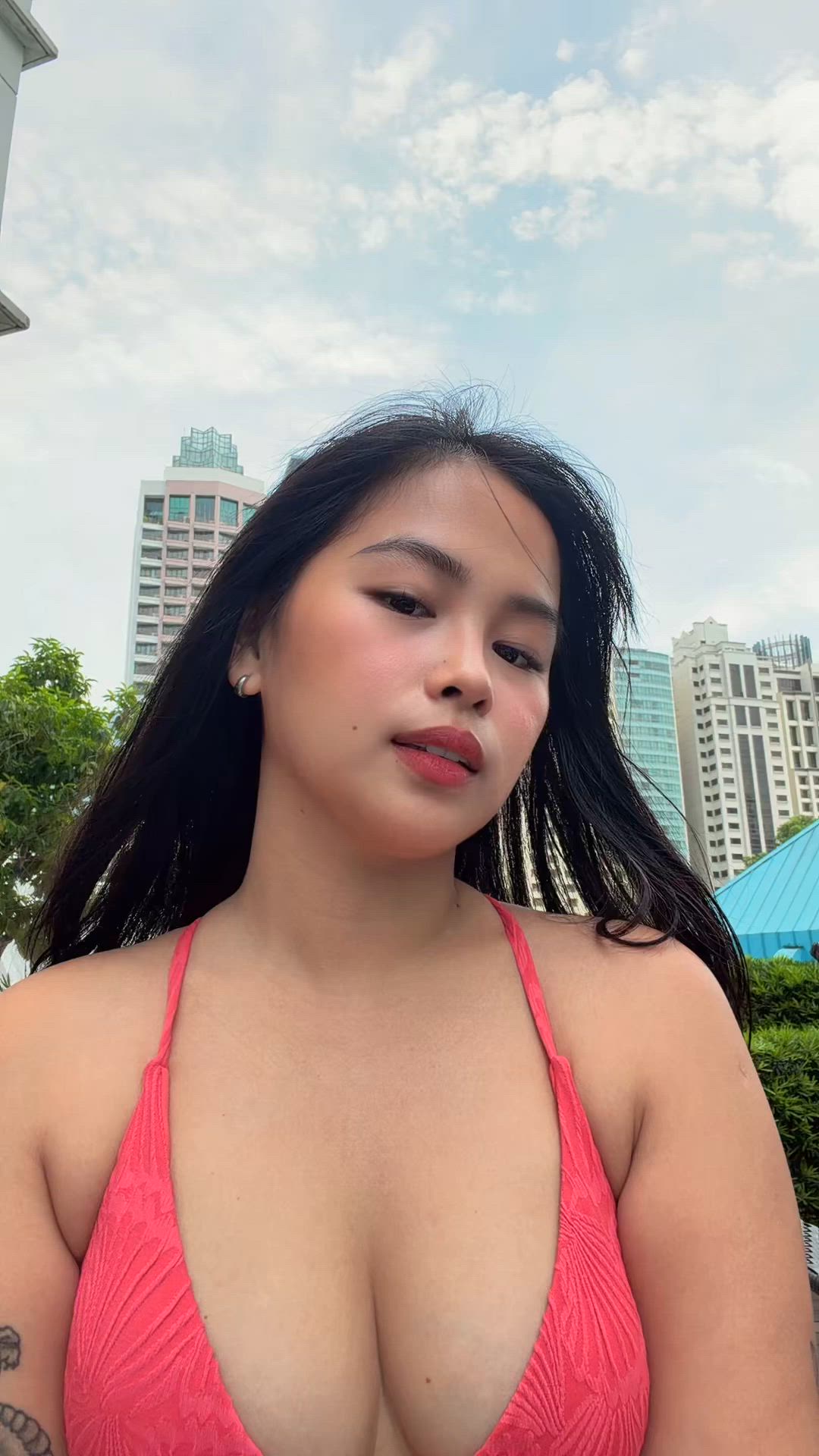 Asian Babe Big Tits Boobs Fansly Filipina Natural Tits TikTok Tits r/TikTits Por